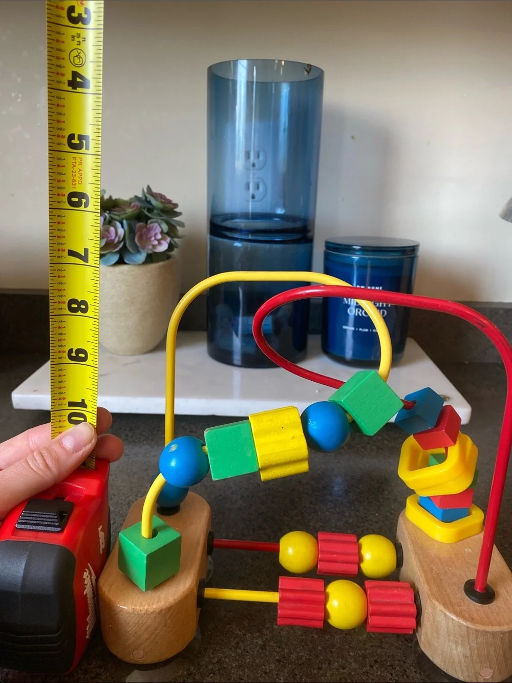 Melissa & Doug Red, Yellow, Blue & Green Bead Maze Activity